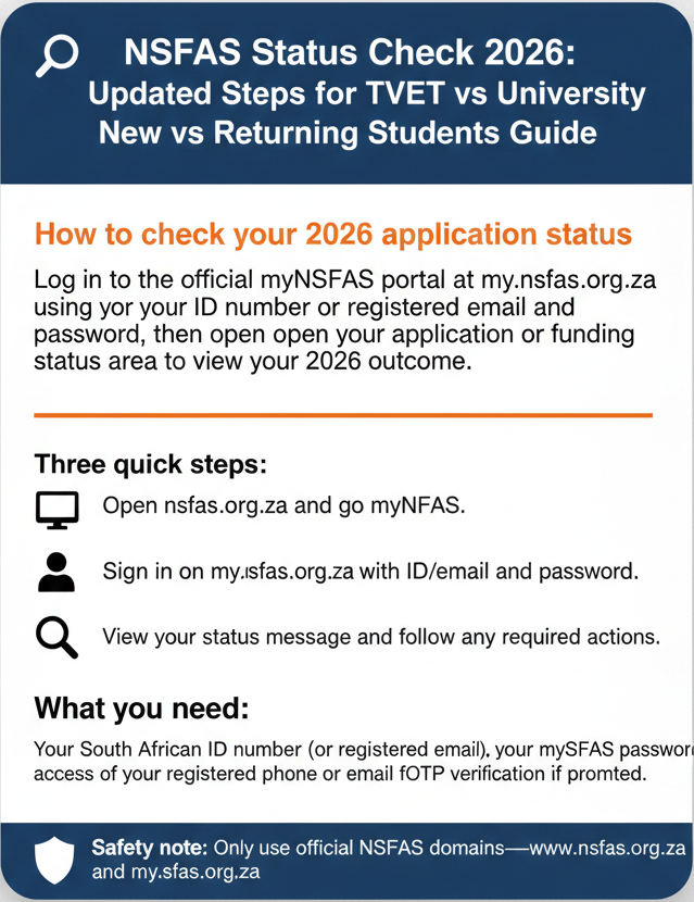 nsfas status tvet vs university